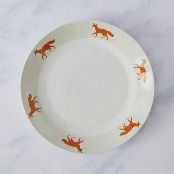 Fergus Fox Porcelain Dinner Plate image 1 of 3
