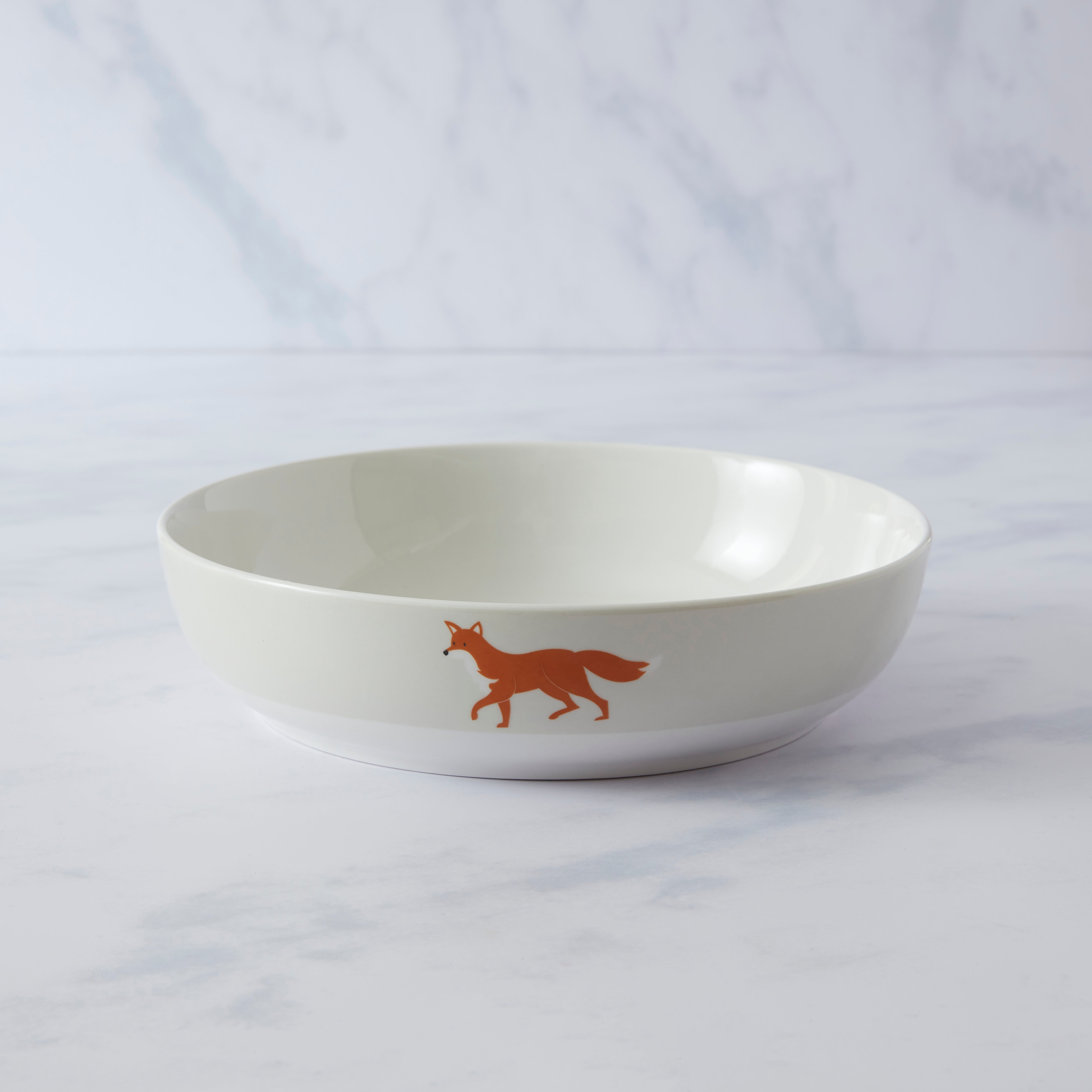Fergus Fox Porcelain Pasta Bowl