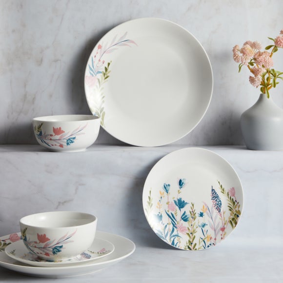 Flower dinner set sale