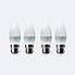 Status 5.5W Pearl BC Candle Bulb 4 Pack Warm White