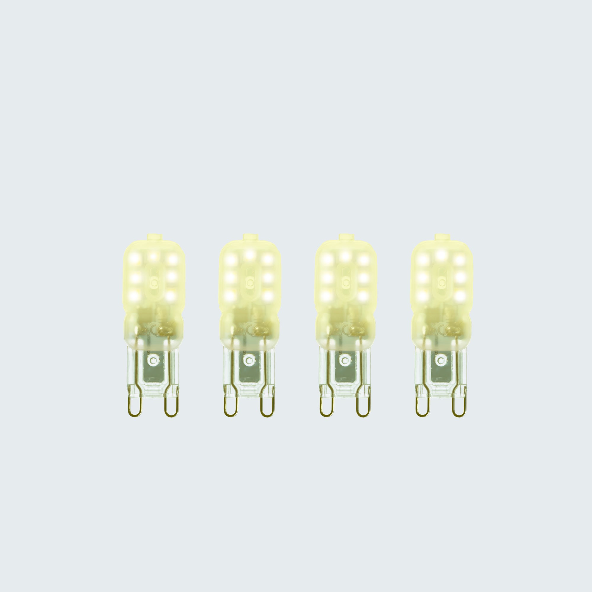 Set of 4 Status 2.2W G9 Capsule Bulbs