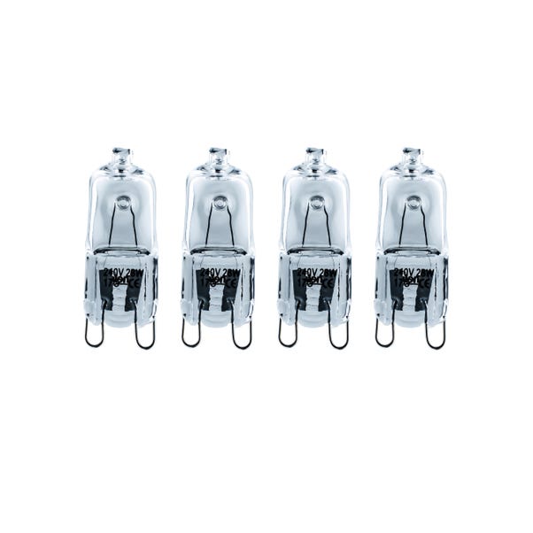 Set of 4 Status 28W G9 Halogen Dimmable Bulbs image 1 of 1