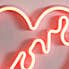 Love Heart Neon Sign MultiColoured