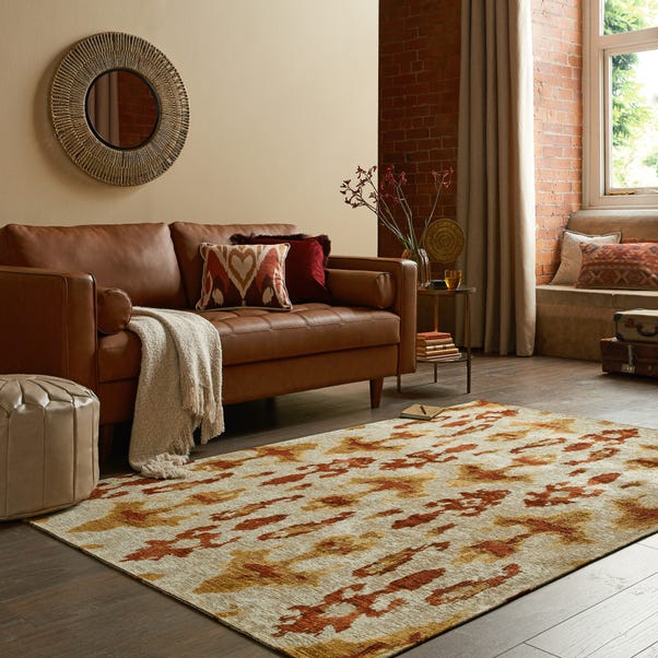 Luxe Ikat Chenille Flatweave Rug image 1 of 6