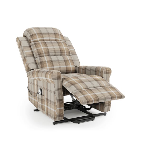 Edith Check Rise And Recline Chair Dunelm edith-check-rise-and-recline-chair-dunelm