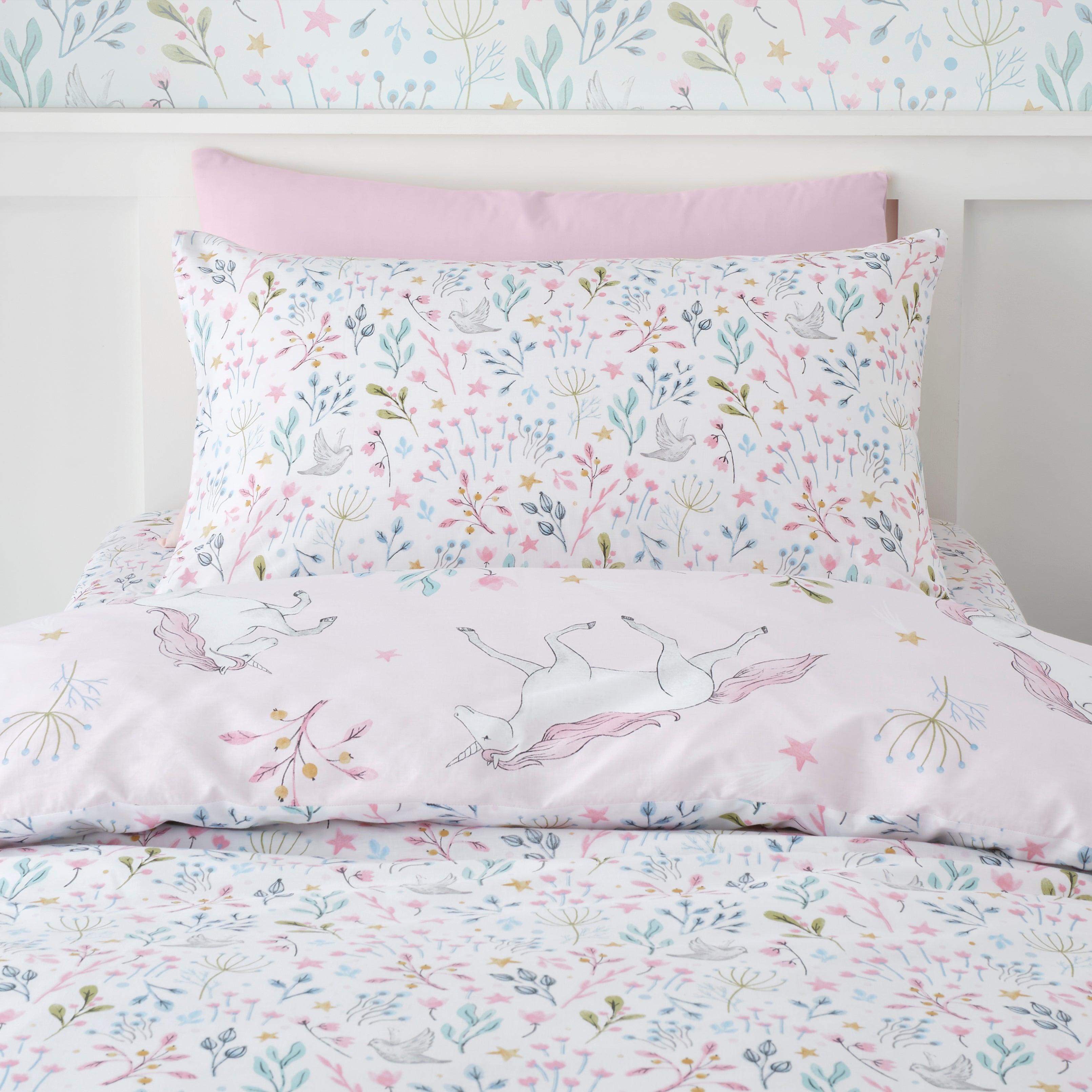 Unicorn Enchanted Duvet Cover and Pillowcase Set | Dunelm