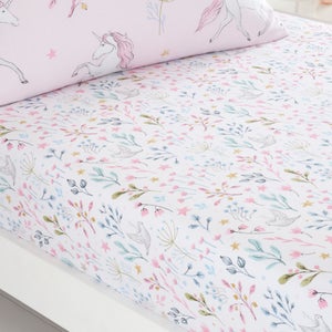 Unicorn Enchanted Pack Of 2 Fitted Sheets