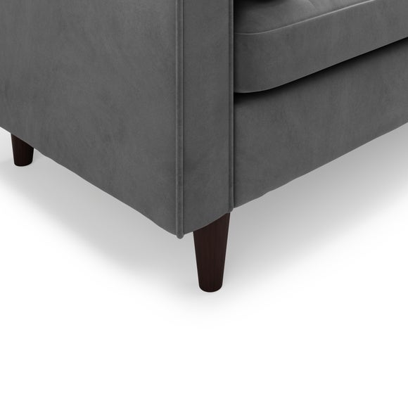 Alfie Velvet 2 Seater Sofa Dunelm