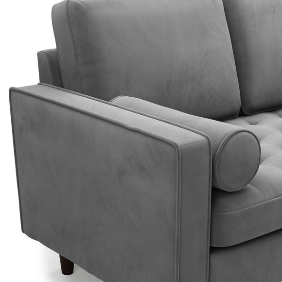 Alfie Velvet 2 Seater Sofa Dunelm