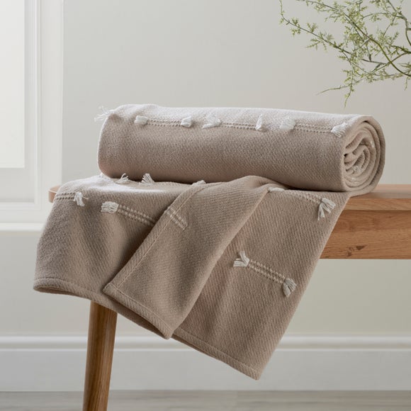 Cotton best sale throws dunelm