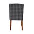 Oswald Set of 2 Dining Chairs Grey