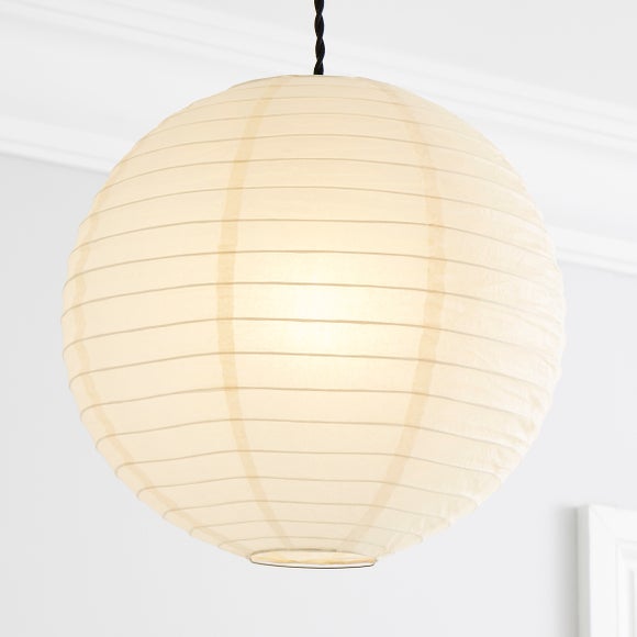 Large paper shop ball light shades