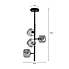 Elements Tollose 4 Lighting Ceiling Fitting Black