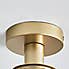 Amelie Opal Gold Glass Flush Ceiling Fitting Gold