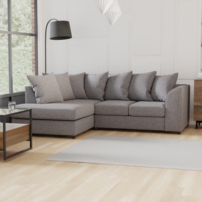 Blake Soft Texture Fabric Corner Sofa