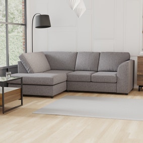 Blake Soft Texture Fabric 3 Seater Corner Sofa