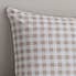 Gingham Natural 100% Cotton Duvet Cover and Pillowcase Set  undefined