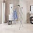 Addis 3 Tier Airer with Hooks Grey