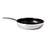 Hammered Effect Frying Pan 24cm Stainless Steel