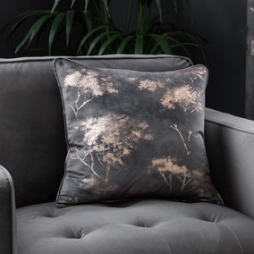 Velour Tree Printed Cushion