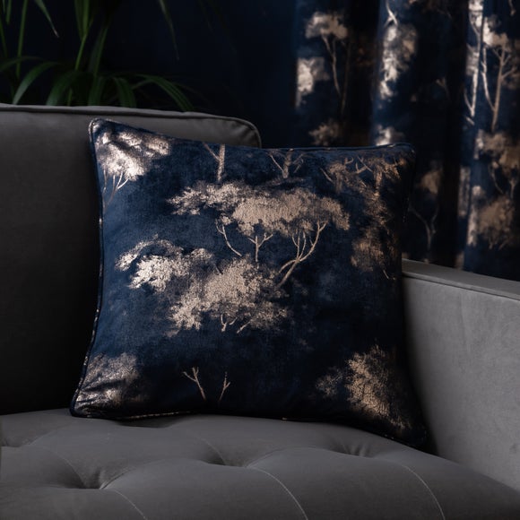 Dunelm navy cushions best sale