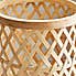 Bamboo and Wood Plant Stand Natural