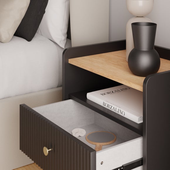 Georgi 1 Drawer Bedside Table | Dunelm