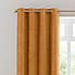 Chenille Amber Gold Eyelet Curtains  undefined