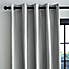 Adley 100% Cotton Silver Eyelet Curtains  undefined