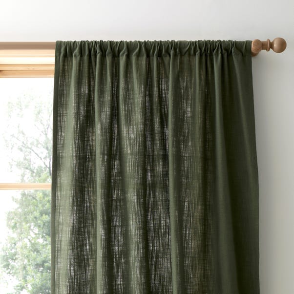 Arthur Recycled Olive Slot Top Single Voile Panel image 1 of 5