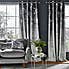 Cascade Floral Grey Eyelet Curtains  undefined