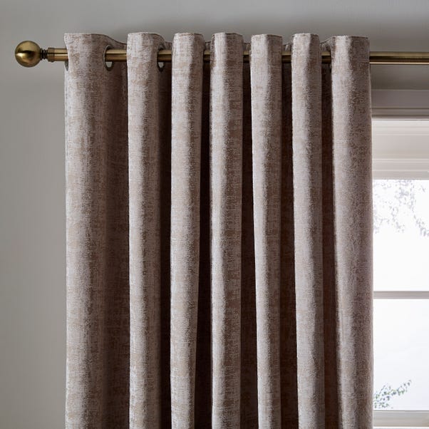 Opulent Chenille Eyelet Curtains image 1 of 4