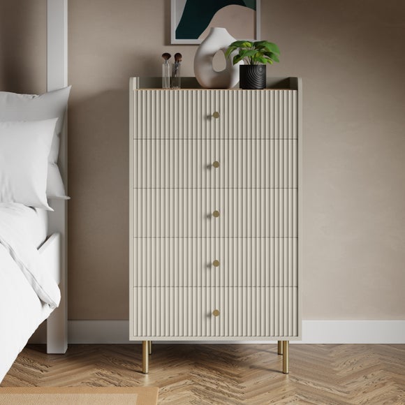 Georgi 5 Drawer Chest | Dunelm