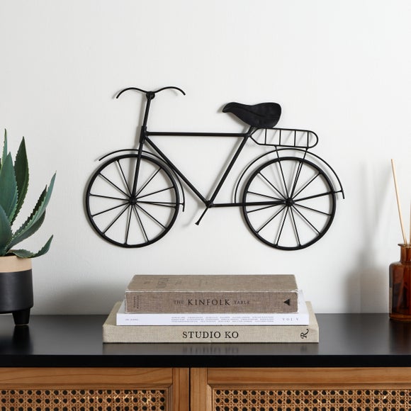 Metal bicycle wall online art