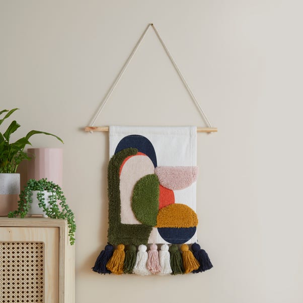 Elements Shapes Wall Hanging, 30cm x 50cm MultiColoured