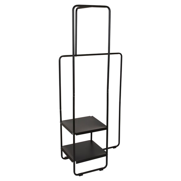 Metal Clothes Rail Black Dunelm