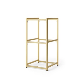 Modular 3 Shelf Gold Frame Component