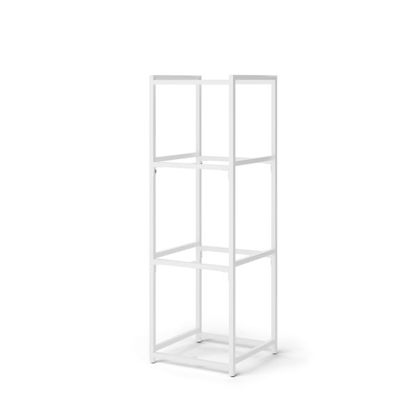 Modular 4 Shelf White Frame Component White
