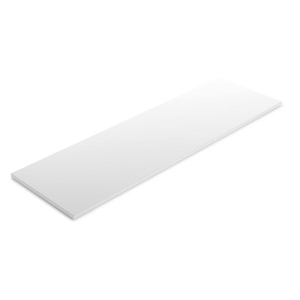 Modular White 120cm Wooden Shelf Panel Component White