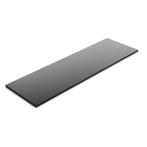 Modular Black 120cm Wooden Shelf Panel Component Black