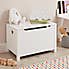 Kid's Star Cut Out Toy Chest White