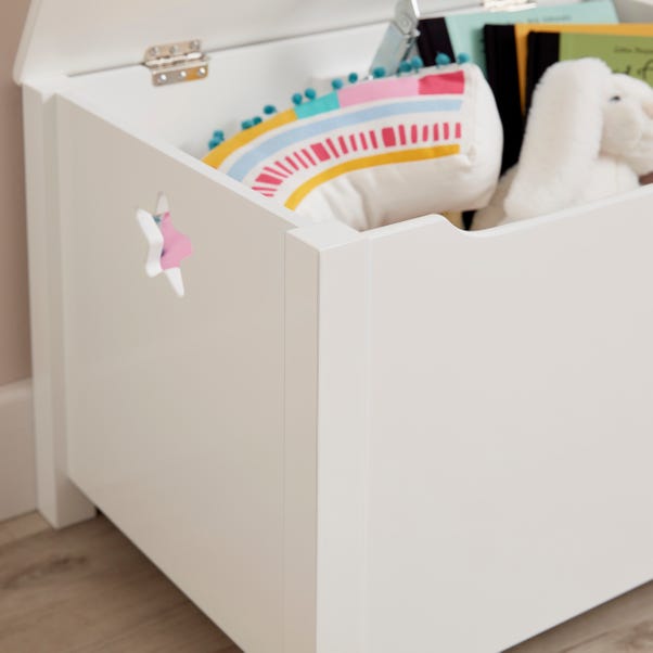Kids Star Cut Out Toy Chest | Dunelm