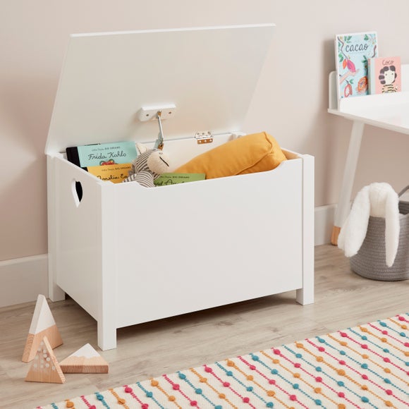 Kids Heart Cut Out Toy Chest Dunelm
