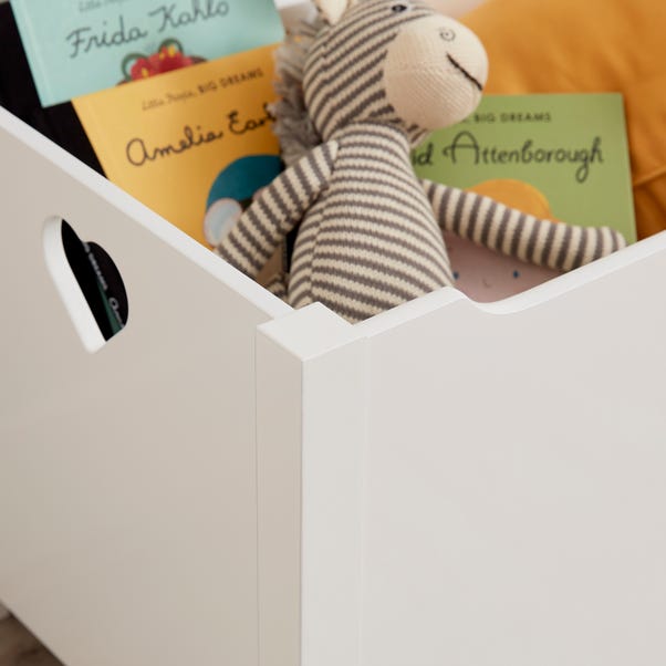 Kids Heart Cut Out Toy Chest | Dunelm