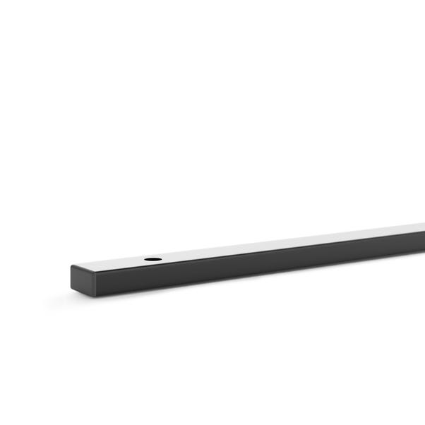 Modular Black 180cm Shelf Support Component Black
