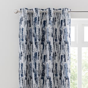 Abstract Global Eyelet Curtains -blackout Thermal Available-