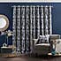 Abstract Global Navy Eyelet Curtains  undefined