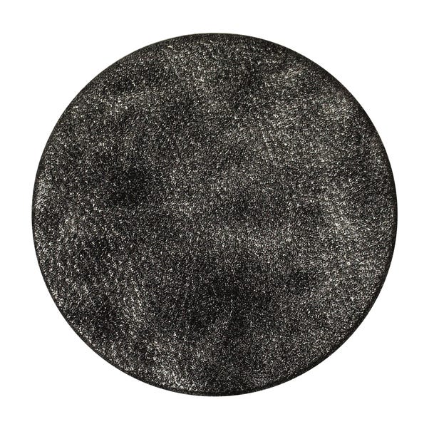 Set of 4 Black Sparkle Faux Leather Coasters image 1 of 1