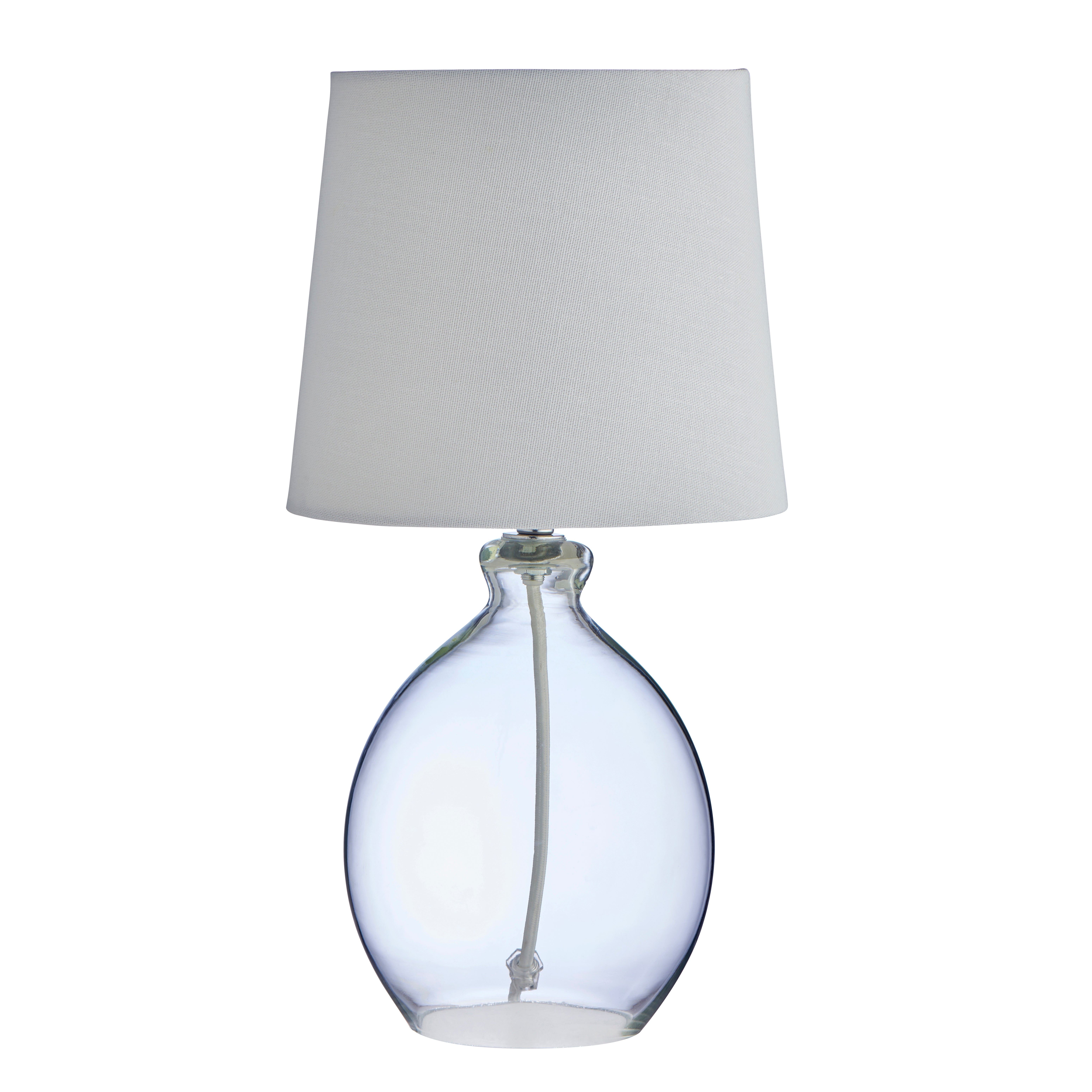 Abbott Glass Table Lamp Clear