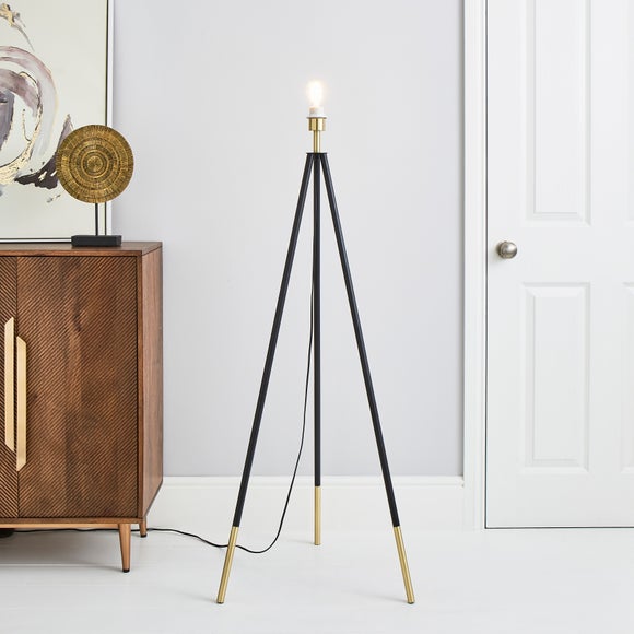 dunelm tripod floor lights